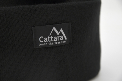Čepice BLACK s LED svítilnou USB nabíjení Cattara