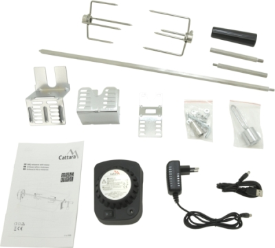 Grilovací jehla 94cm 230V UNI Cattara 13053