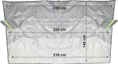 Compass clona ICE GARD na čelní sklo 220x145cm