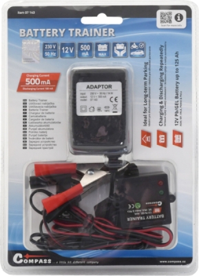 Nabíječka akumulátoru udržovací Compass 260mA 12V GEL max. 125Ah