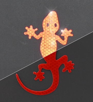 Compass dekor samolepící GECKO červený