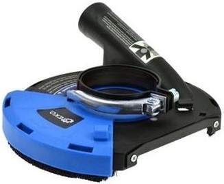 Odsávací kryt s kartáčovým věncem pro úhlové brusky 180mm GEKO G80256