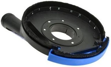 Odsávací kryt s kartáčovým věncem pro úhlové brusky 180mm GEKO G80256