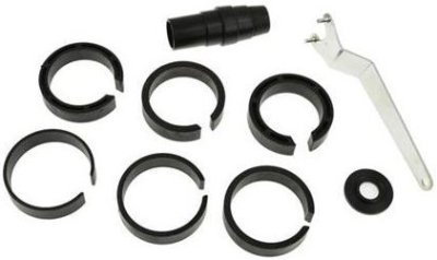 Odsávací kryt s kartáčovým věncem pro úhlové brusky 180mm GEKO G80256