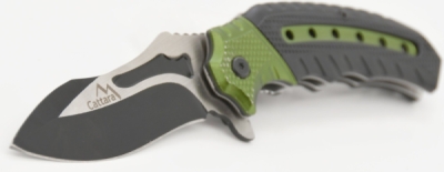 Nůž zavírací Cattara COBRA 20cm s pojistkou, zelená-černá