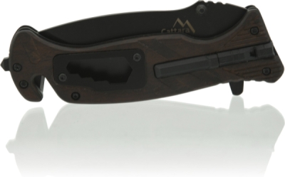 Nôž zatvárací BLACK BLADE s poistkou 21,7cm Cattara 13229
