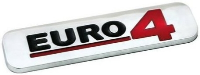Logo 3D emblém EURO4, 100x25mm