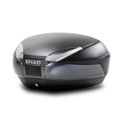 Vrchní kufr na motorku SHAD D0B48300 SH48 Tmavě šedý se zámkem PREMIUM SMART (130.D0B48300)