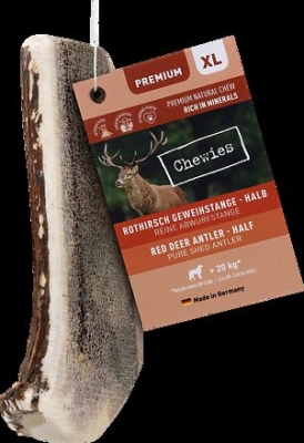 Paroží jelení Chewies Geweih - Snack - XL - půlené
