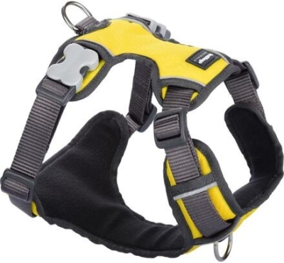 Postroj RD polstrovaný S - 37-52 cm - Žlutá
