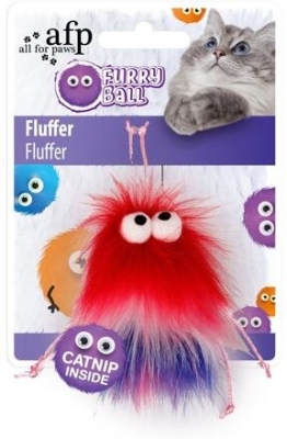 Chlupatá hračka Fluffer AFP Furry Ball – se šantou