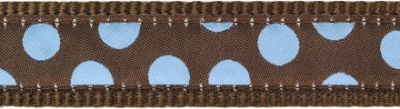 Vodítko RD přep. 12 mm x 2 m - Blue Spots on Brown