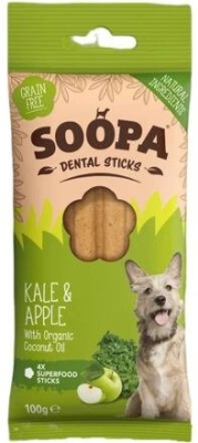 Dentální tyčinky Soopa s kapustou a jablkem 100 g
