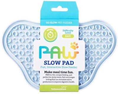 PetDreamHouse lízací podložka Paw Lick Pad – světle modrá