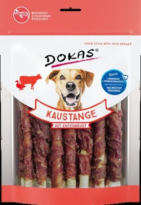 Dokas Tyčinky z hovězí kůže obalené kachním masem 200 g