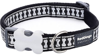 Obojek RD 12 mm x 20-32 cm - Bones Rfx - Černá
