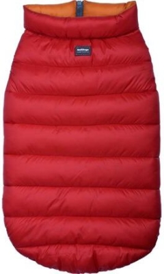 Red Dingo Puffer Jacket – Červená / Oranžová velikost bundy 35 cm