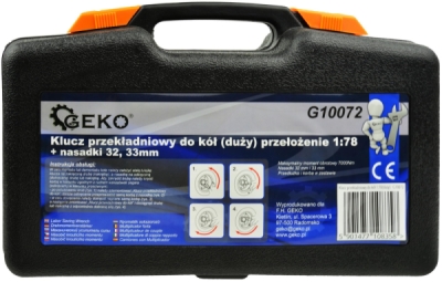 Utahovák - násobič momentu 1", 1:78, 7000Nm, GEKO G10072