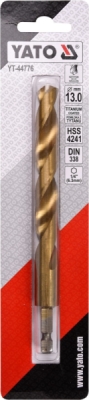Vrták na kov TITAN 1/4" 13mm Yato YT-44776