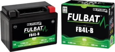 Gelová baterie FULBAT 550916 FB4L-B GEL (High Capacity) (YB4L-B GEL) (700.550916)