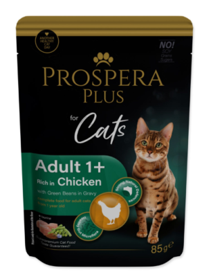 Kapsička Prospera Plus Adult 1+, Chicken, Beans 85g