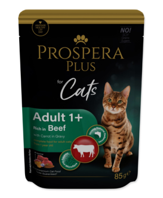 Kapsička Prospera Plus Adult 1+, Beef, Carrot 85g