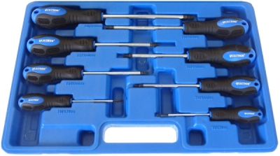 QUATROS TORX sada 8 šroubováků T8-T40 QS14925