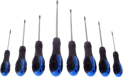 QUATROS TORX sada 8 šroubováků T8-T40 QS14925