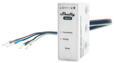 Shelly 3EM-63W Gen3 - 3-fázové měření spotřeby (WiFi, Bluetooth)
