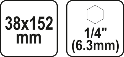 Vrták plochý do dřeva Yato 38 x 152mm