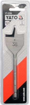 Vrták plochý do dřeva Yato 38 x 152mm