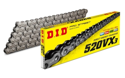 VX série X-Kroužkový řetěz D.I.D Chain 103022112 520VX3 112 L