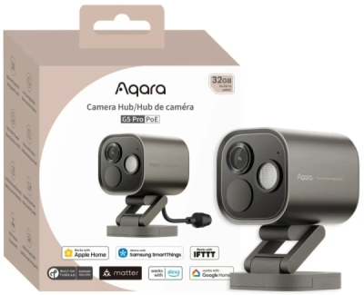 AQARA Camera Hub G5 Pro POE (CH-C03D), Šedá - venkovní kamera s funkcí hubu