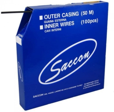 Bowden Řadicí 1.2/4.0mm Saccon 50m Černý Box