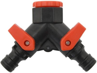 Yato YT-8978 rozdělovač typu Y s ventily, G3/4 (F/M), ABS