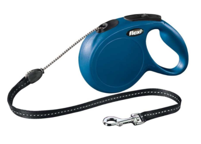 Flexi New Classic Cord M 5 m (20 kg) modrá