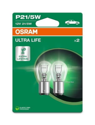 Žárovka Osram P21/5W, Ultra Life 7528ULT-2BL
