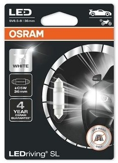 Žárovka Osram C5W, LEDriving SL 6418DWP-1BL