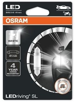 Žárovka Osram C5W, LEDriving SL 6413DWP-01B