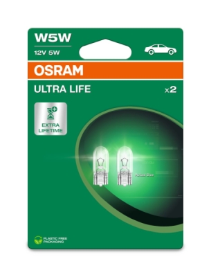 Žárovka Osram W5W, Ultra Life 2825ULT-2BL