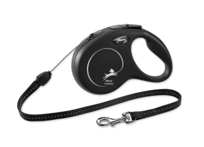 Vodítko Flexi Classic New lanko M černé 8m
