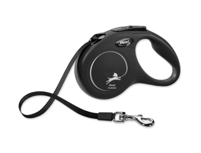 Vodítko Flexi Classic New páska M černé 5m