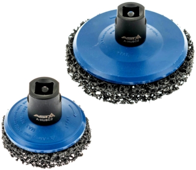 Kartáče na čištění brzd 1/2", průměr 65 a 105 mm, sada 2 ks - ASTA A-HUBC2