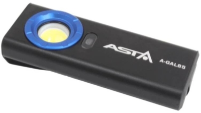 Inspekční svítilna, LED COB 1200 lm, nabíjecí, s magnetem - ASTA  A-GAL85