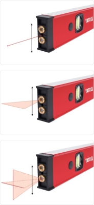 Vodováha digitální 610 mm s laserem Yato YT-30400