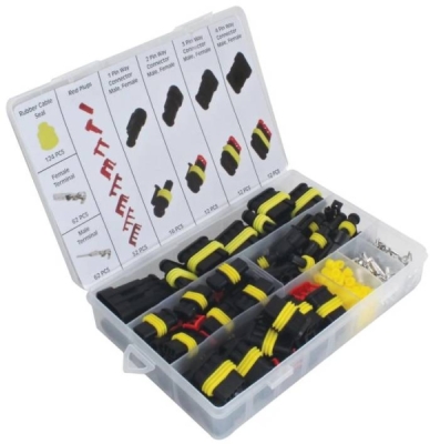 Elektrické konektory - štekry, voděodolné, sada 352 ks A-TC539