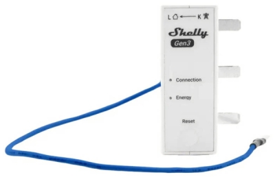Shelly 3EM-63T Gen3 - 3-fázové měření spotřeby (WiFi, Bluetooth)