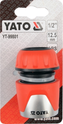 Yato YT-99801 standardní rychlospojka pro hadici 1/2", ABS, TPR