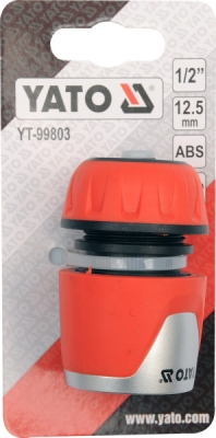 Yato YT-99803 rychlospojka s funkcí STOP pro hadici 1/2", ABS, TPR