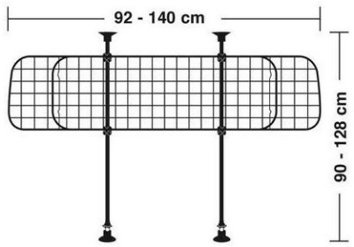 Mříž na psa š. 91-131cm, v.47-108cm